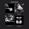 Arrival Saltwater Fishing Reel Metal Ball Knob Spinning Reels 2000-7000 3+1BB 5.2:1 Max Drag 15KG Long-distance Casting Water-Proof Reels Lure Reel