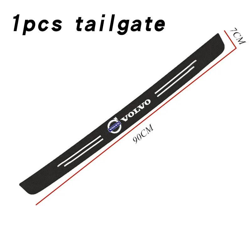 

Carbon Fibre Threshold Protection Strip Anti-scratch Door Decorative Sticker For Volvo xc60 xc90 v40 v60 v50 s60 Car Accessories
