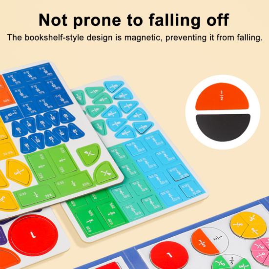 45659 Sets Magnetic Fraction Tiles Circles Percentage Decimal Fraction Learning