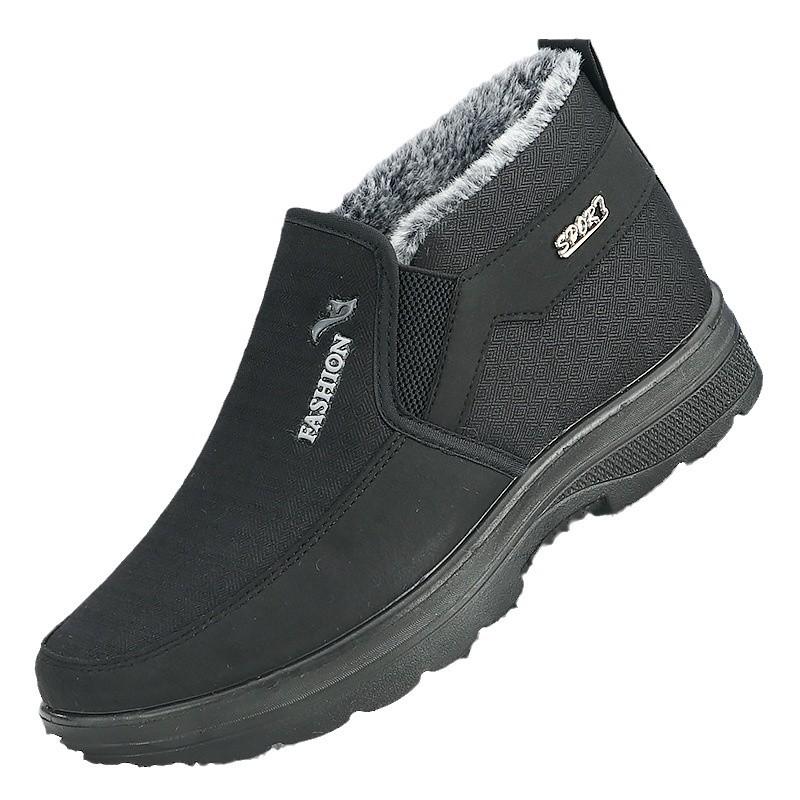 Cotton shoes men's velvet thickened men's shoes winter casual shoes warm snow boots men's cotton shoes
