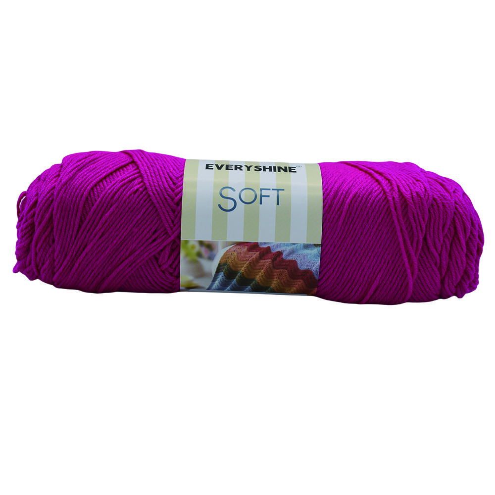 2er-Pack Acrylgarnknäuel (190g/6.7oz, 380m/416yd) – Mehrfarbiges Kammgarn zum Stricken & Häkeln – Weiche Milchfaser für Amigurumi,