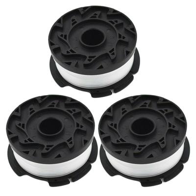 3ks náhradní Nylonová cívka sekačky na trávu pro BLACK + DECKER AF-100-3ZP