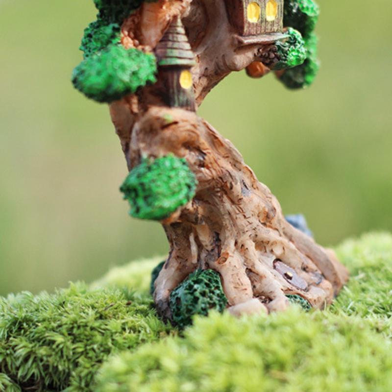 Tree House Micro-landscape Ornaments Landscape Decoration for DIY Resin Crafts