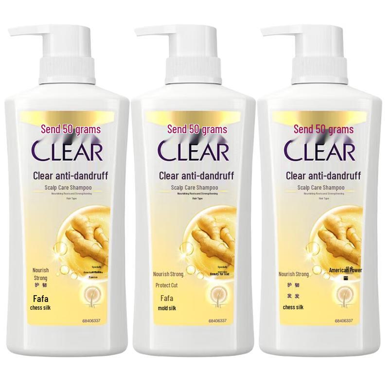

CLEAR Anti-Dandruff Scalp Care Strengthening Shampoo 3-Pack