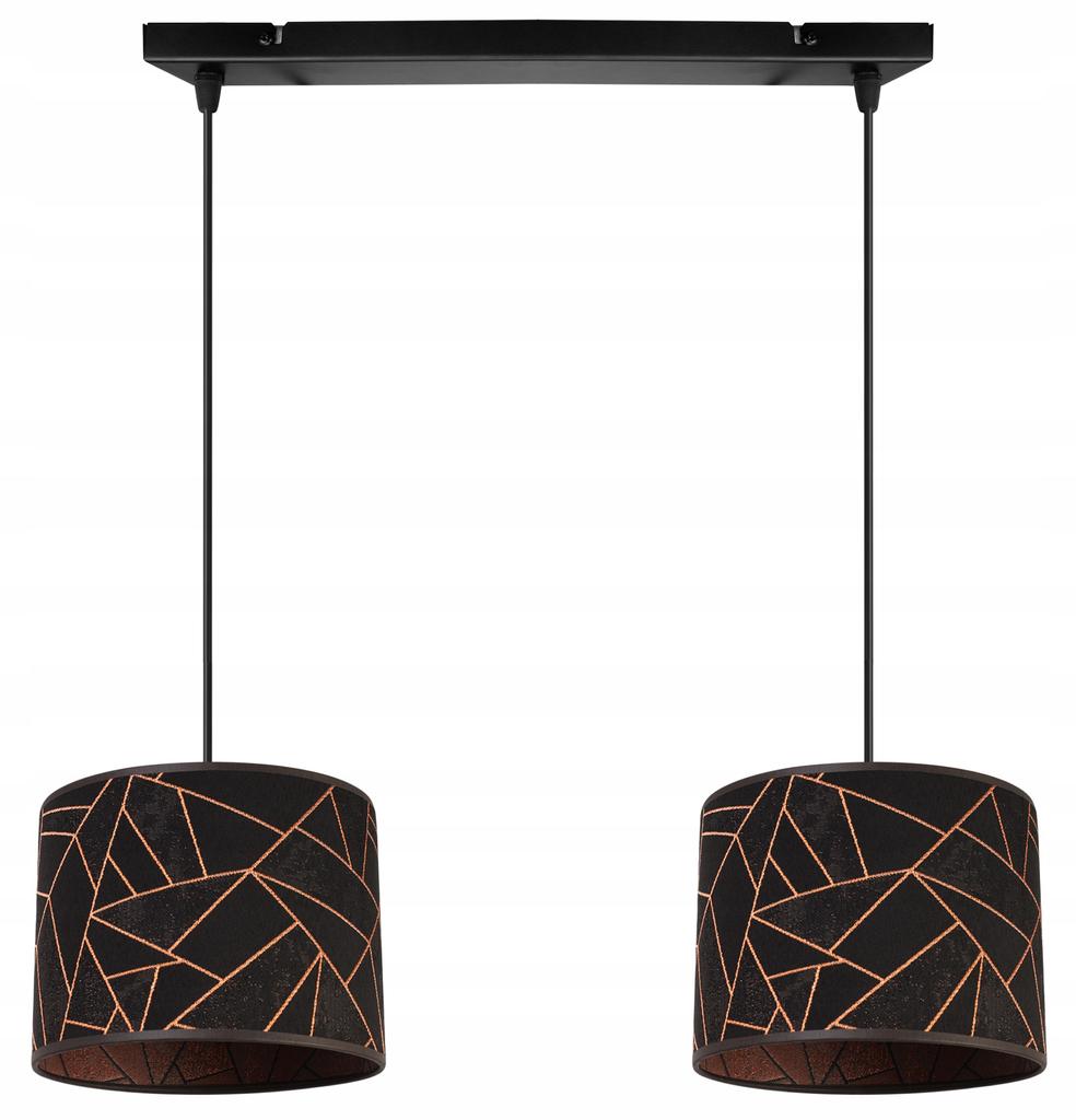 Hanging Lamp, Ceiling Chandelier, Lampshade, Pattern, Copper