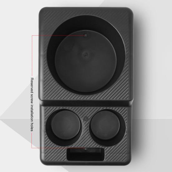 Large Car Cup Holder Tray with Non-Slip Base Universal Truck Boat Water Bottle Organizer Extended Console Universal Sofa Storage Box for Phone Snacks