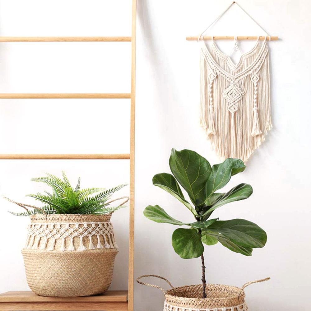 Cotton Rope Tassel Home Decoration Woven Boho Bohemian Blanket Tapestry Macrame Wall Hanging