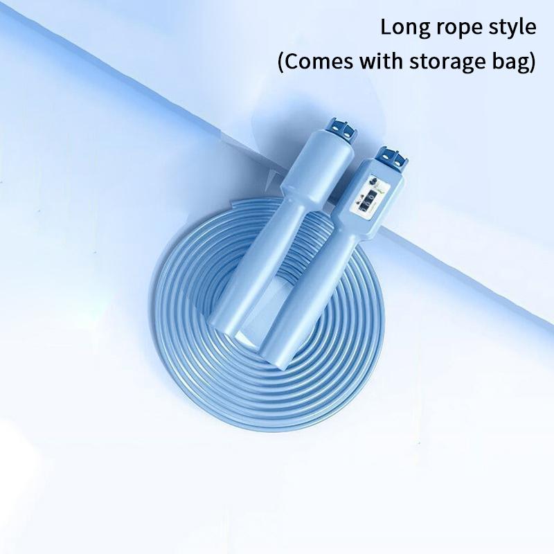 2.8M Mechanical Counting Rope Skipping Sprint Skipping Rope Smart Aerobic Adjustable Length For Adults Or Children To Exercise 2.8M синий