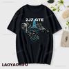 Japan Car 2JZ Engine Turbo Tuning JDM Printing T-Shirt Summer Fashion Casual Cotton O-Neck Mens Tshirt Personality Mans Clothing