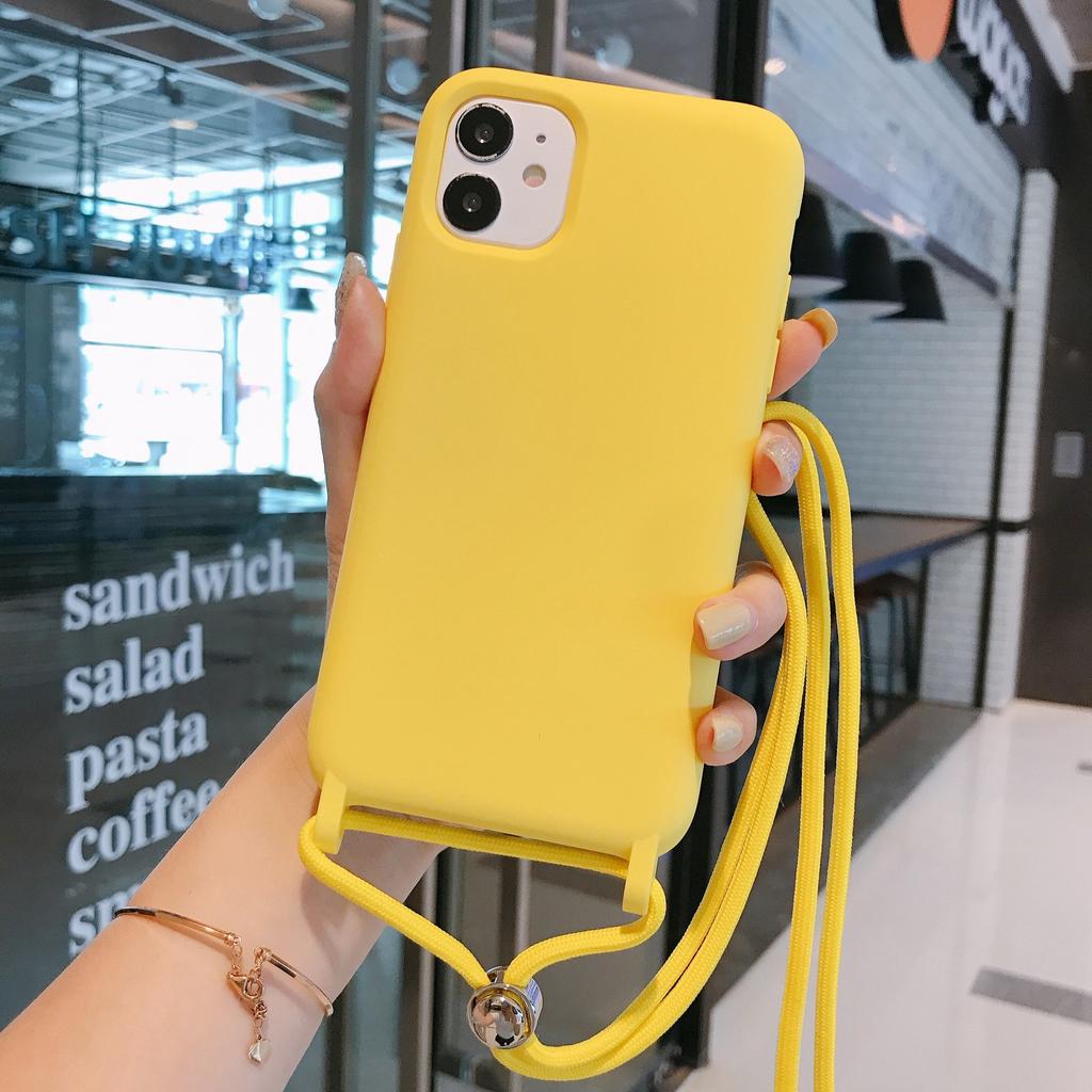 Applicable To Apple 13PROMAX Mobile Phone Case, Lanyard Case, Thickened Silicone iPhone13PRO Mobile Phone Case 14PROMA.