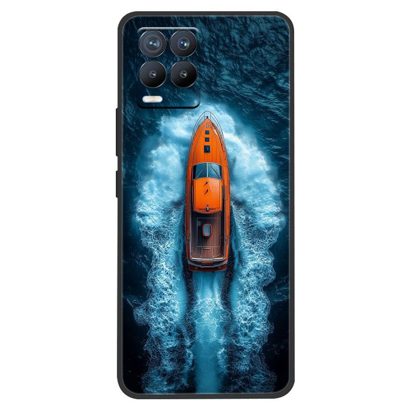 For Realme8 Pro 4G Soft Silicone Shell Protective Cover Cool Car Animal Cartoon Pattern Phone Case For Realme 8 pro RMX3081 8i