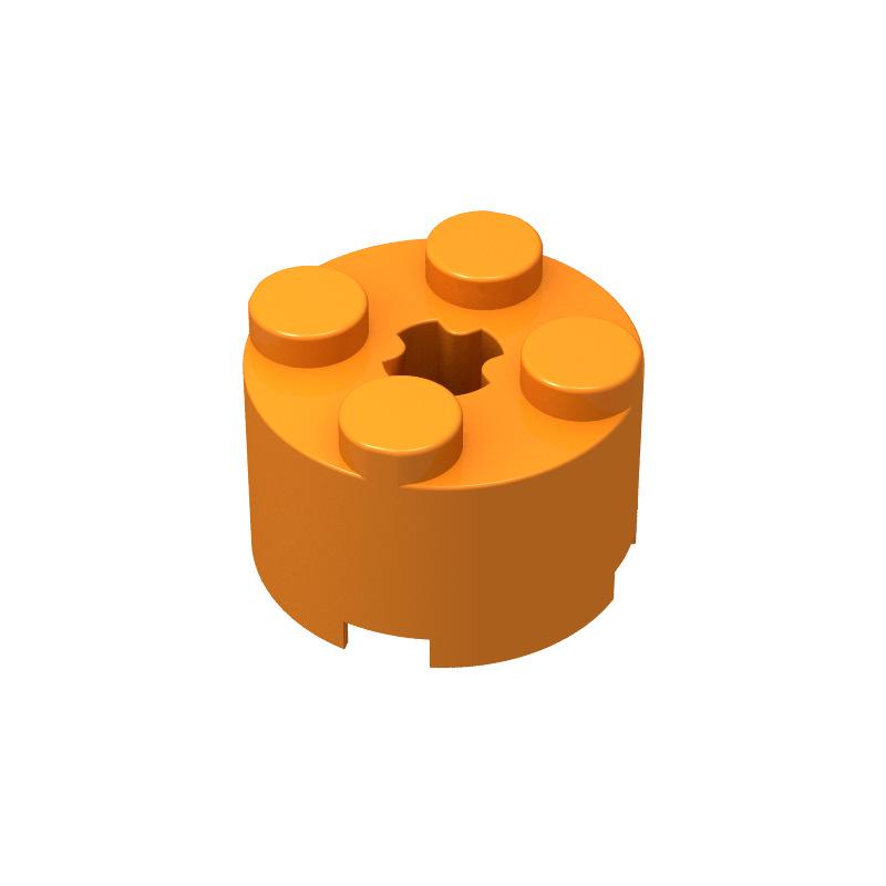 95pcs Cylinder 2x2 Round Brick with Axle Hole Building Blocks Accessories  DIY Parts Compatible with  Bricks  6143 3941
