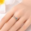 New Original   Copper Star Moon Ring For Women Fit Wedding Party Jewelry Gift