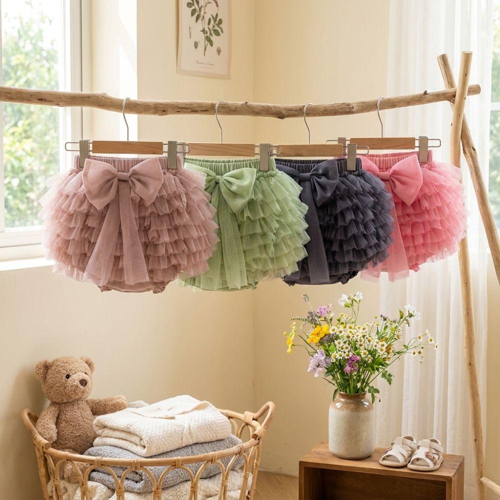 Fluffy Tutu Fluffy Skirt Multi-layer Tulle Mesh Skirt Cute Baby Girls Tutu Skirt Kids