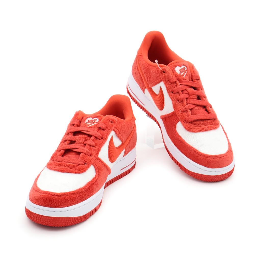 FZ3552-612 Nike GS Air Force 1 Low Valentineas Day Pack Fire Red Light Crimson