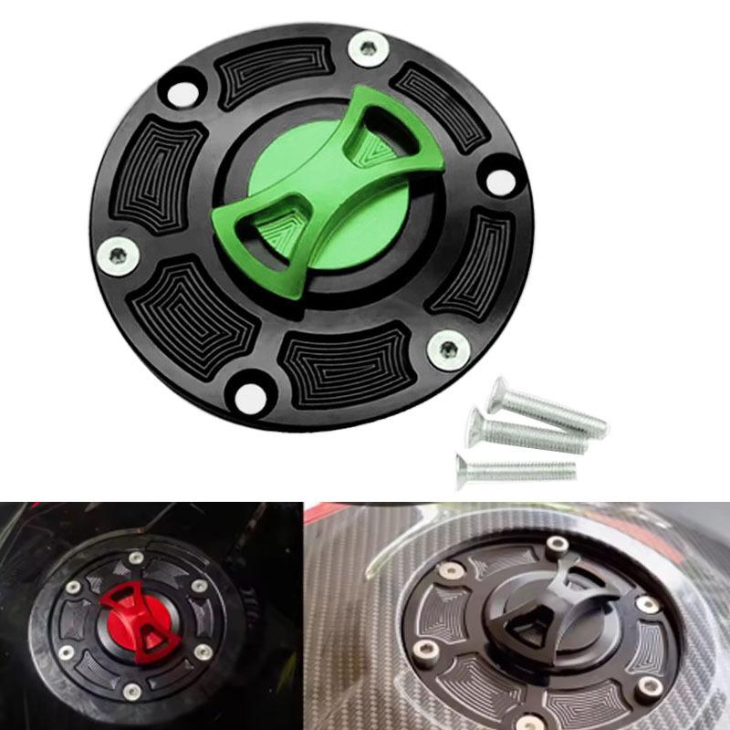 CNC Aluminum fuel tank cap cover For Kawasaki Ninja 250 300 EX250 EX300 ER250 ER300 Z250 Z300 Oil Cap Accessories