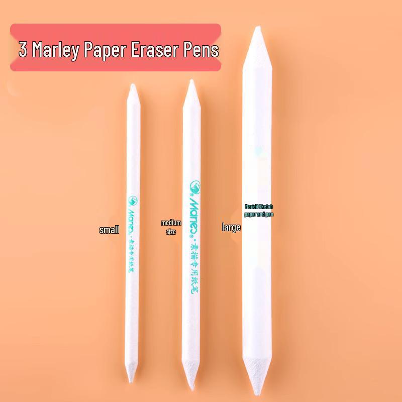 Mali Kunststudenten Set: Skizzenpapier, Wischstift, Highlight-Wischstift, Großes Zeichenpapier, Knetradiergummi