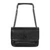 Youeve Oversized Logo Chain Bag Black
