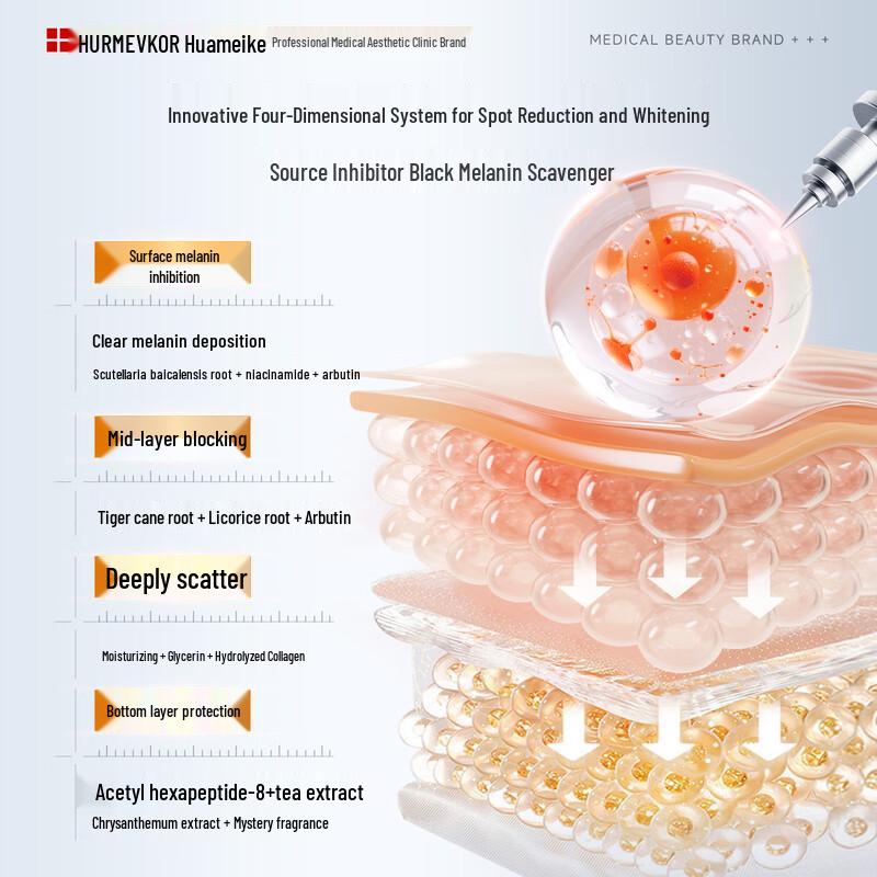 Huameike Niacinamide L-VC Brightening & Spot Fading Cream