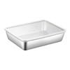 Stainless Steel Serving Plate Dessert Serving Tray Multipurpose Dinnerware Home Canteen Restaurant Kitchen Accessories