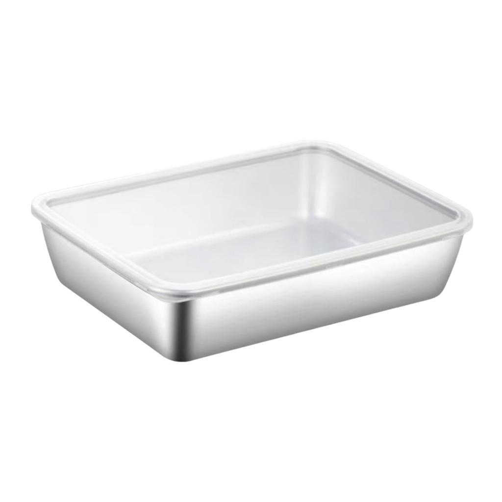 Stainless Steel Serving Plate Dessert Serving Tray Multipurpose Dinnerware Home Canteen Restaurant Kitchen Accessories