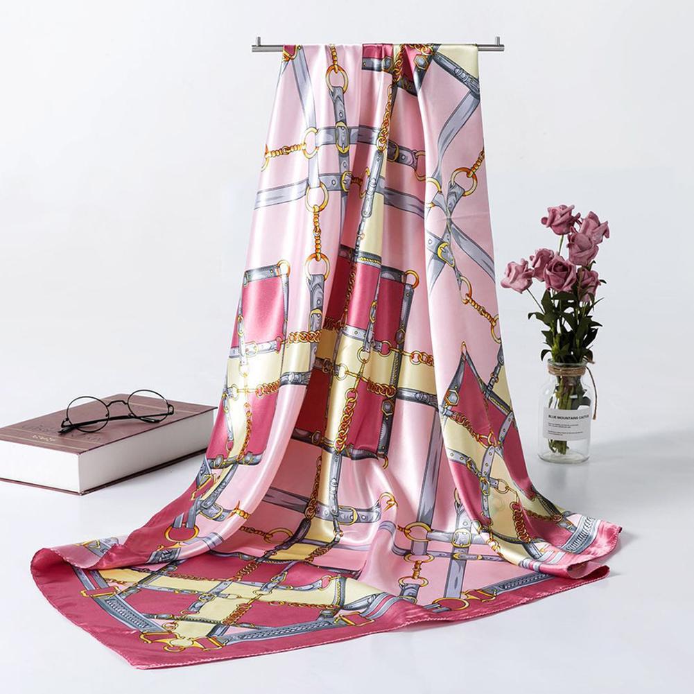 Women Chain Pattern Printing Malaysia Scarf