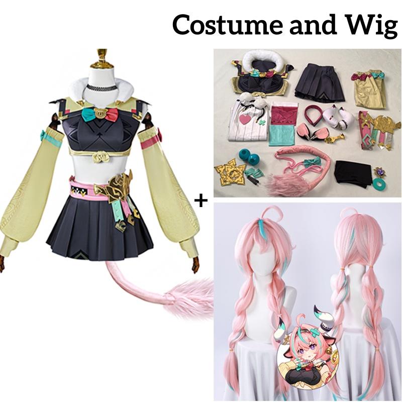Genshin Impact Varesa Cosplay Costume Wig