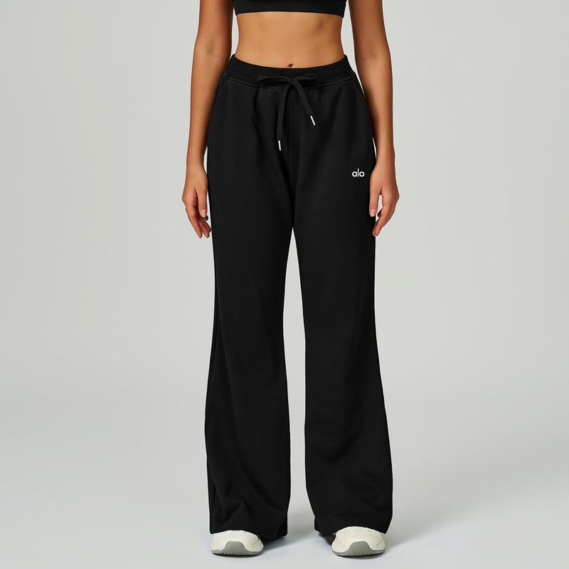 Oiob Sweat Pants Women Autumn and Winter Casual Pants 2025 New Sweatpants Fitness Running Straight Drape Wide Leg Pants