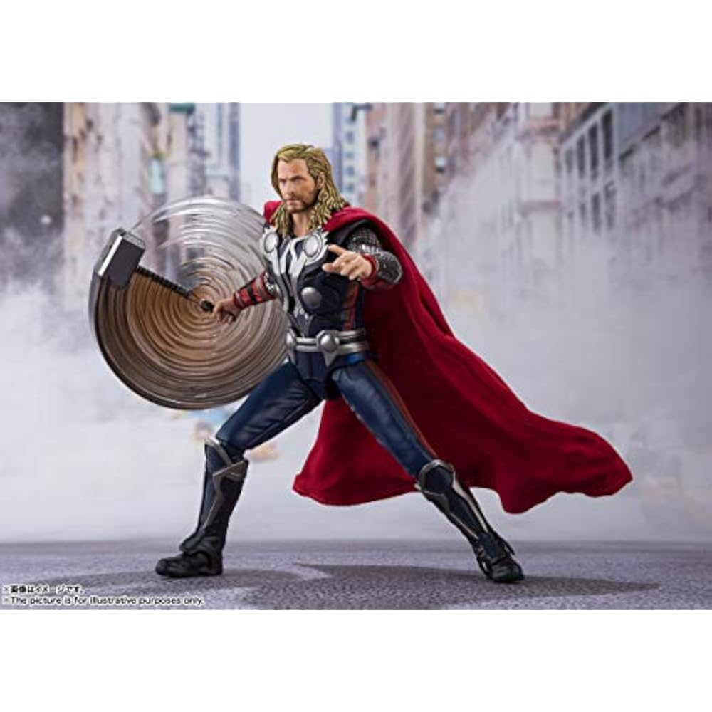 TAMASHII NATIONS S.H. Figuarts Avengers Thor - “AVENGERS” ASSEMBLE EDITION- Approx. 165 Mm PVC & ...