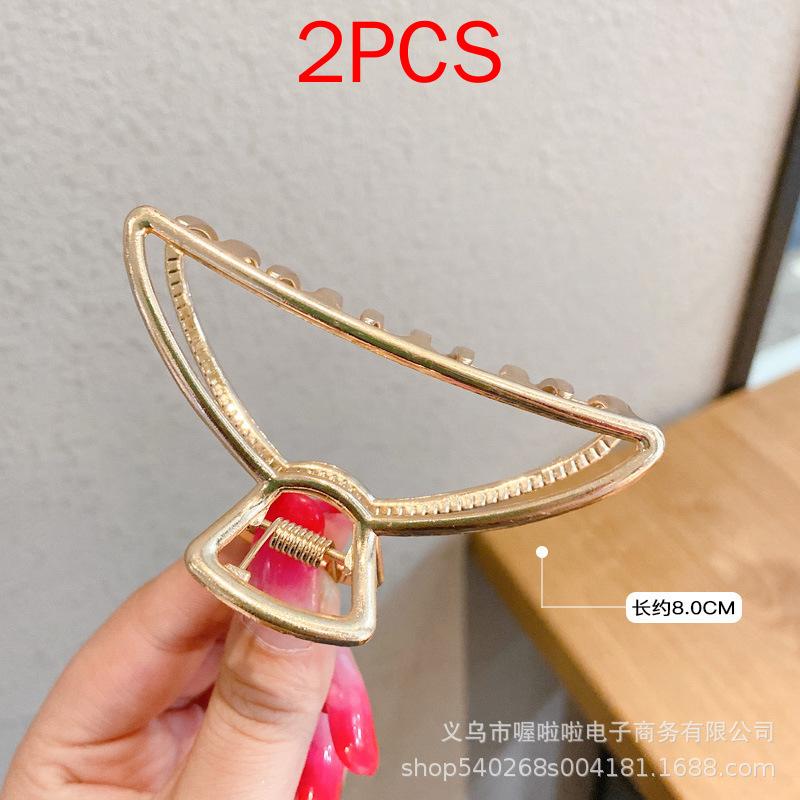 (87 Styles) 2pcs/ Set New Large Jelly Color Hair Clip Acrylic Hair Claw Shark Clamp For Women Girls Fashion Summer Updo Headwear Hair Accessories
