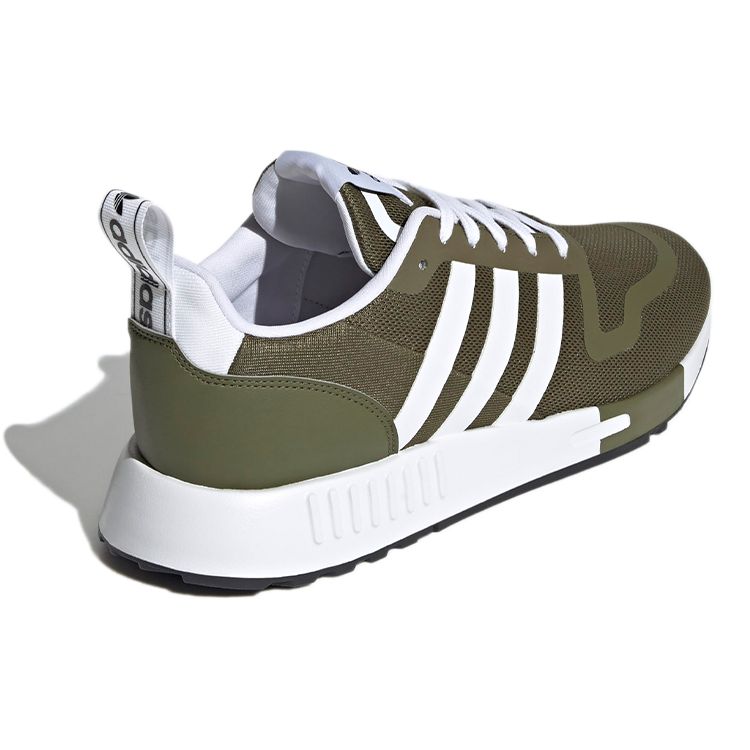 Adidas Originals Multix Comfortable Versatile Mesh Durable Breathable Lightweight Low-Top Rubber Running Shoes Unisex Sneakers Olive-Green H04472