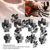 Leather Cutting Dies 8pcs, High Carbon Steel Cactus Shaped Punching Tool Metal Leather Craft DIY Cutting Mold for Leather Crafts and Other Art
