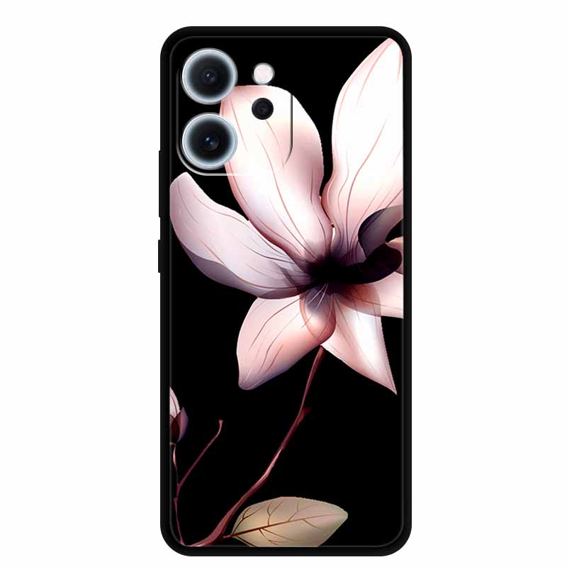 For Oppo Reno15 F Case 3D Flower Emboss Luxury Soft Silicone Phone Back Cover Case For Reno15F Reno 15 F Floral Gift Funda Coque