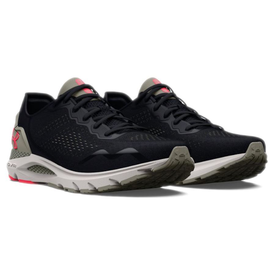 Under Armour HOVR Sonic 6 2E Wide Black Grove Green Men Sneakers Beta 3026821-003