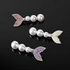 Fashionable Pearl Fishtail Hair Clip for Girls