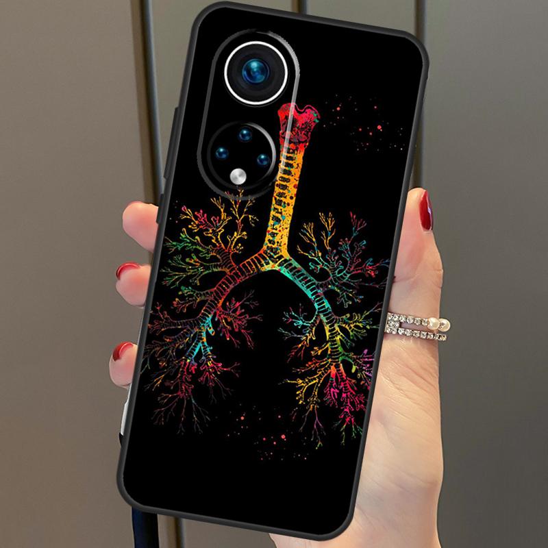 Human Heart Brain Lungs Case For Honor Magic 6 Pro 5 Lite 50 70 90 X6 X7 X8 X9 Honor X6a X7a X8a X9a X8b X9b Cover