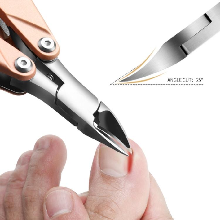 Toenail Clipper for Ingrown or Thick Toenails Stainless Steel Fingernail Clipper