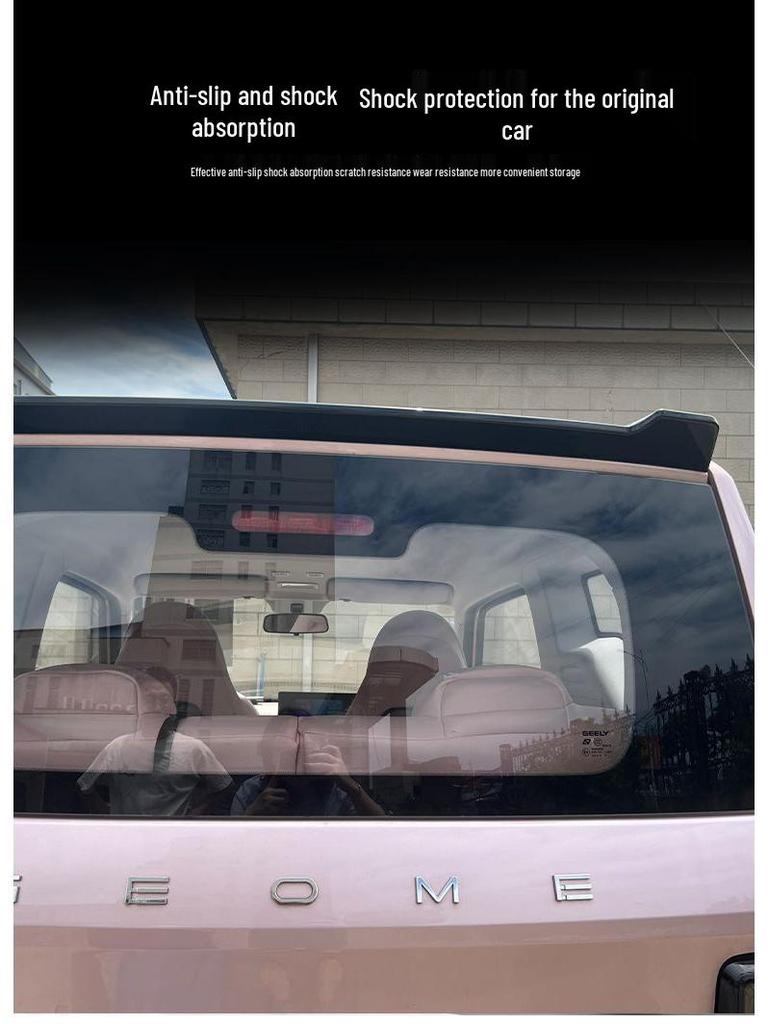 Panda MINI Rear Spoiler Wing: New Energy Car Roof & Interior Decoration