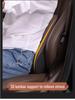 Genuine Leather Headrest: Comfortable Neck & Lumbar Support for Toyota Crown Land Cruiser.