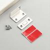 1 Set Ultra Thin Magnetic Door Catch Heavy Duty Stainless Steel Cabinet Door Magnet Adhesive Kitchen Closet Cupboard Drawer Magnetic Latch