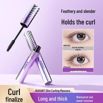 Kelandai Long-lasting Slimming Curl & Thick Mascara, Smudge-Resistant, One Brush for Big Eyes.