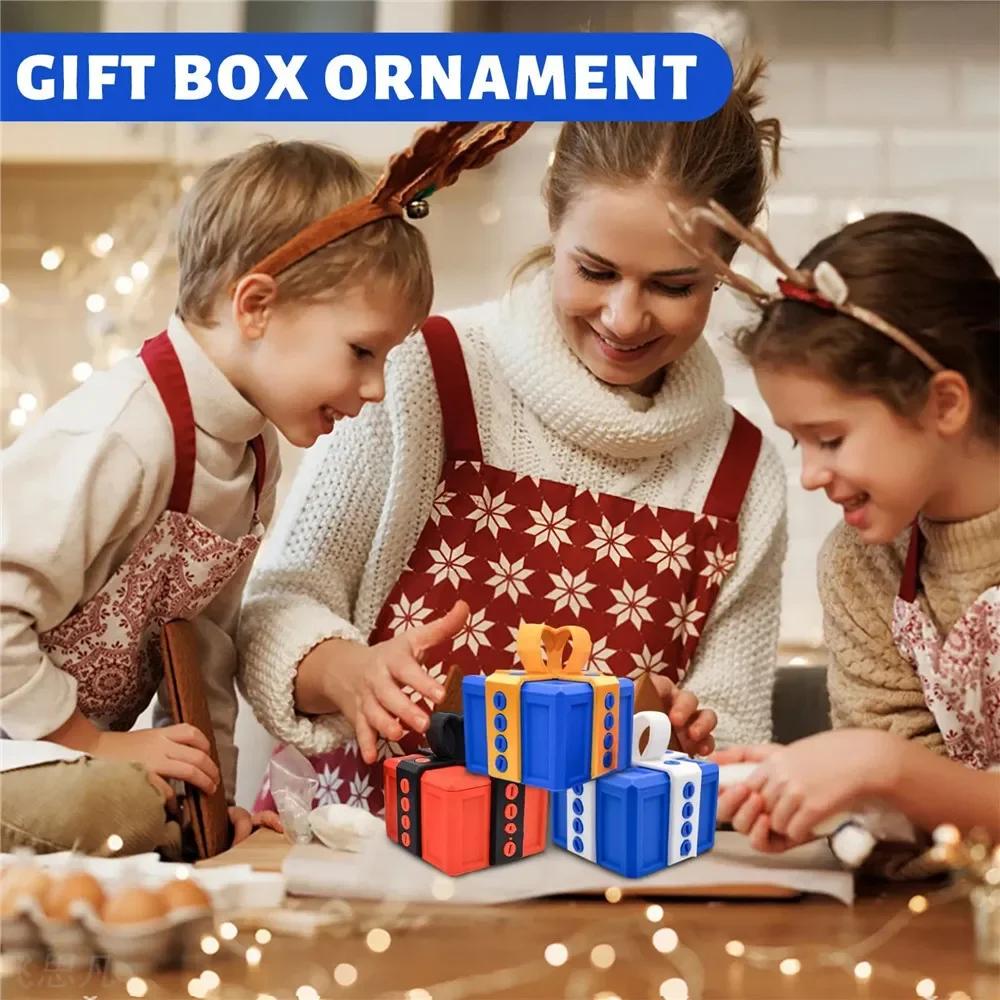 New Annoying Gift Box 3D Printed Annoying Gift Box Ornament 2024 New Festival Ornament Decoration Gifts