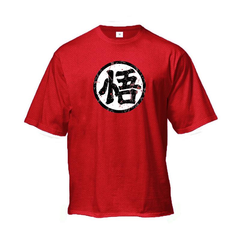 Muscleguys Japanese Anime Logo Wu Font Funny Printing Mens Loose Running T-shirt Summer Quick Dry Mesh Half Sleeve Gym Fitness Clothing