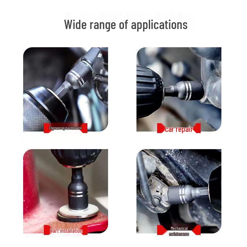 Strong Magnetic Hex Hand Drill Bit Holder - 8mm High Strength Socket Screwdriver Adapter