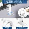 KDD Desk Organizer Swivel Headphone Stand with Drink Holder Desk Headphone Detachable Controller Stand Pen Holder and Cup Holder Easy Stable Headphone