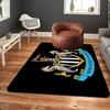 Newcastle United Pattern Rug Floor Mat for Living Room or Bedroom Soft and Comfortable Carpet a Gift for Birthday and Holiday.