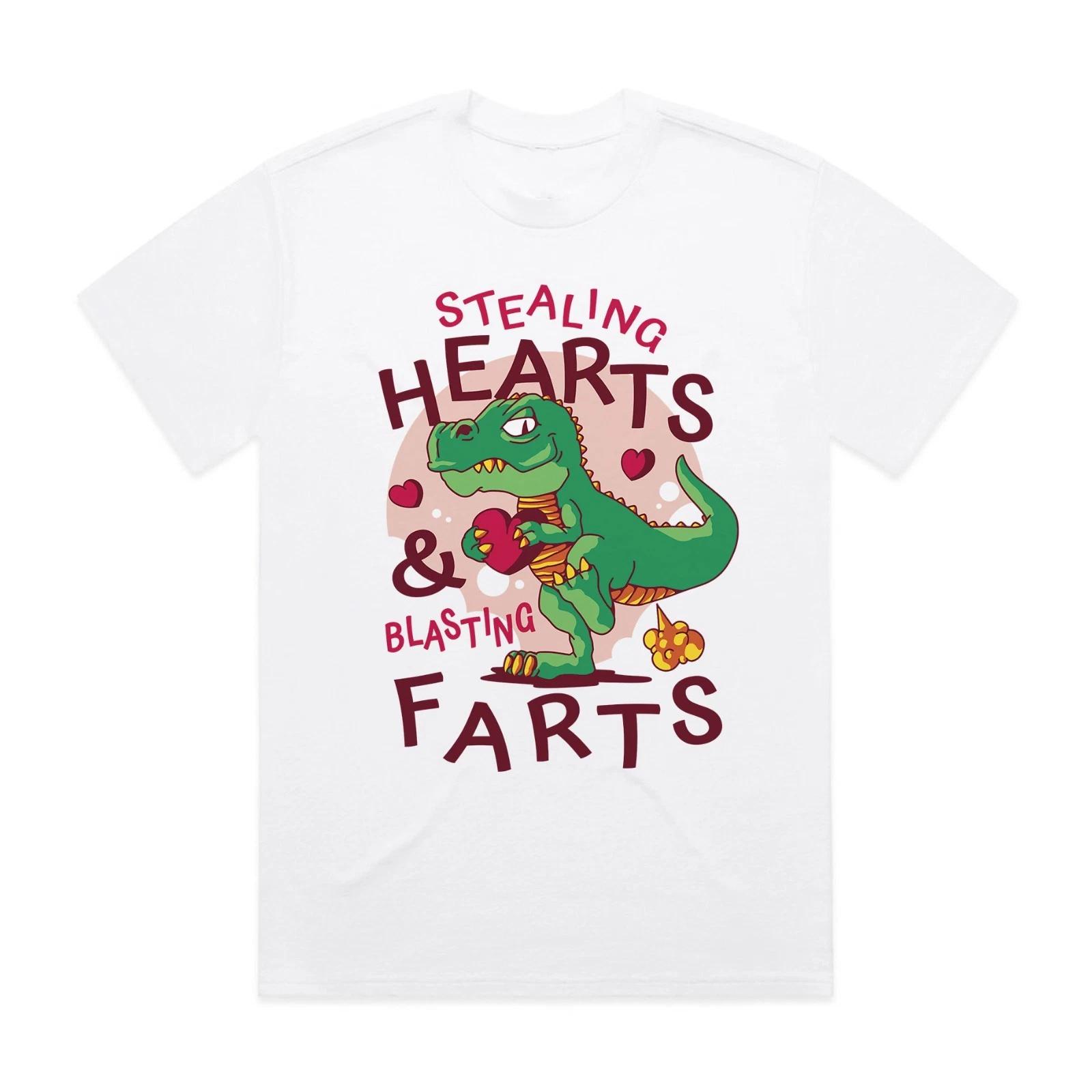 FUNNY MEME VALENTINES DAY T shirt STEALING HEARTS AND BLASTING FARTS S