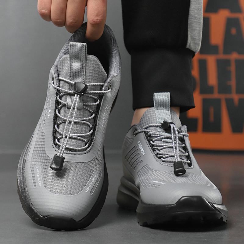 Fashion New Lightweight Sports Tennis Footwear for Men Lace-Up Men's Flats Men Breathable Sneaker Mesh Comfortable Male Casual Shoes
