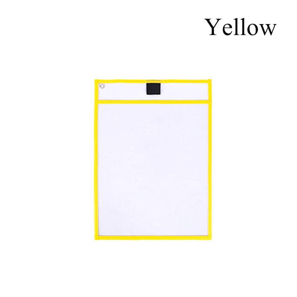 Office Stationery Writing Tool Reusable File Pocket Drawing Board Dry Wipe Bag Teaching Supplies