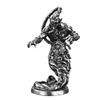 White Brass Arabian Night Lamp Fighter Statue Miniature Model Toy Decoration Popular Game Character Statue Desktop Decoration